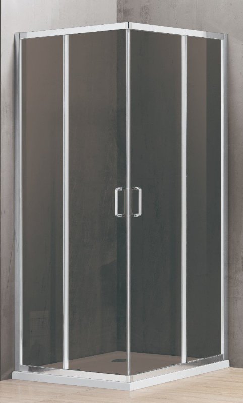 Душевой уголок Adema Glass Line Vierkant 100x100 тонированное стекло (000001088)